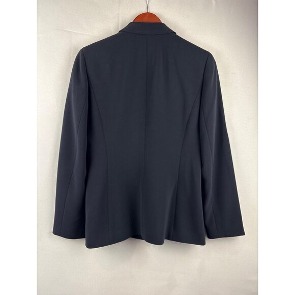 Ann Taylor Womens Black Blazer Jacket Size 6P Polyester/Rayon Blend - Picture 4 of 4